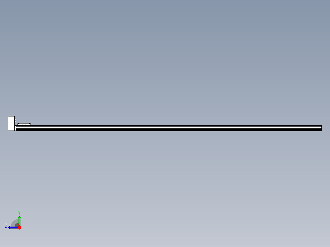 同步带全封闭直线模组TPA-HCB-105D-90-L2850-RU-Y-P20-N3右视图
