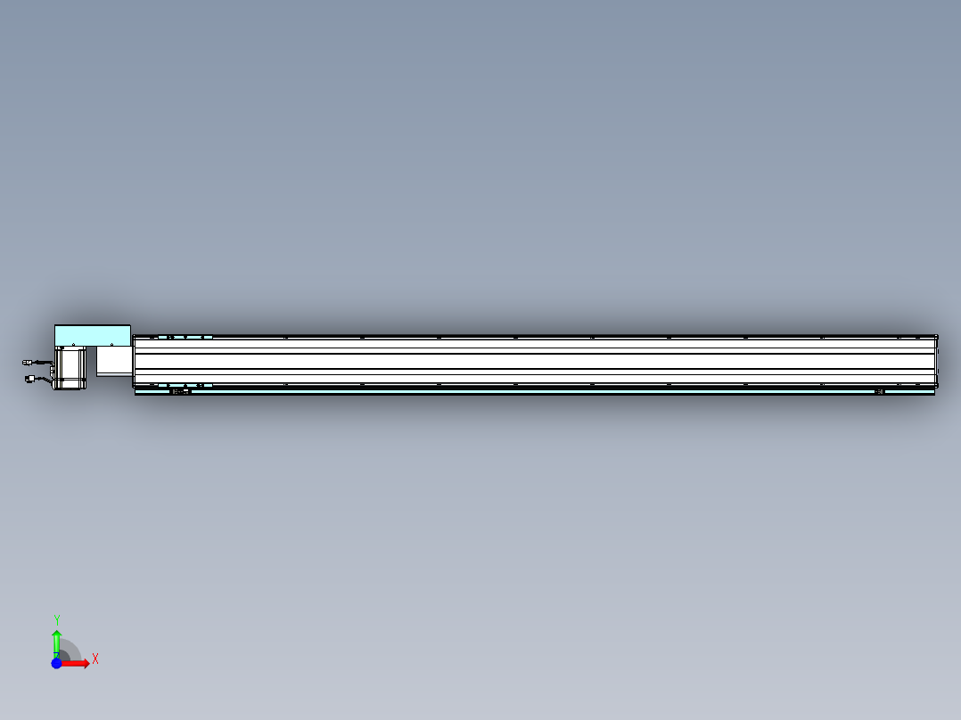 威洛博VBF同步带传动一般环境VBF14-L45-S1800-BR-ZP75-C3前视图