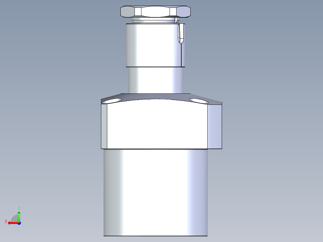 KOSMEKLHA1050-SL-Y30多系列多零件图纸模型后视图