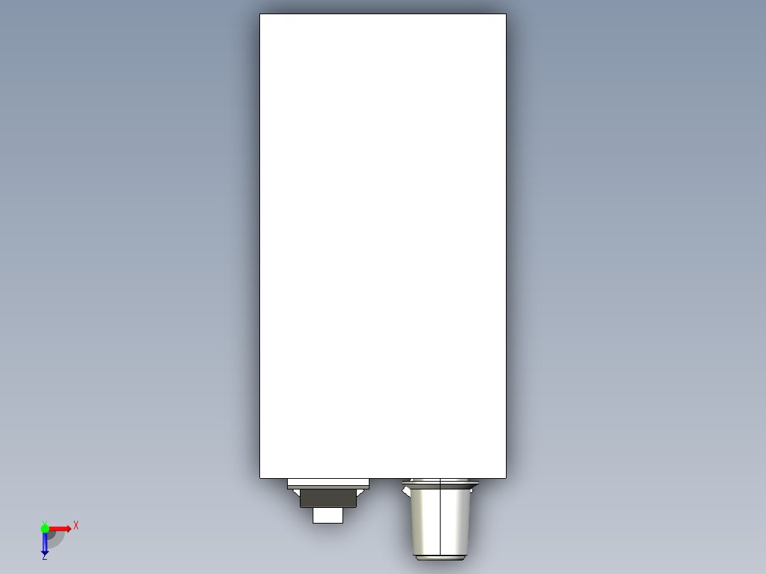 基恩士CA-DC100_kc图纸模型俯视图
