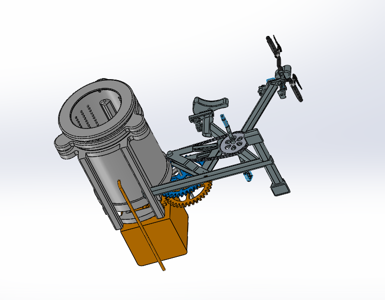 带滚筒洗衣机功能的健身自行车1010491