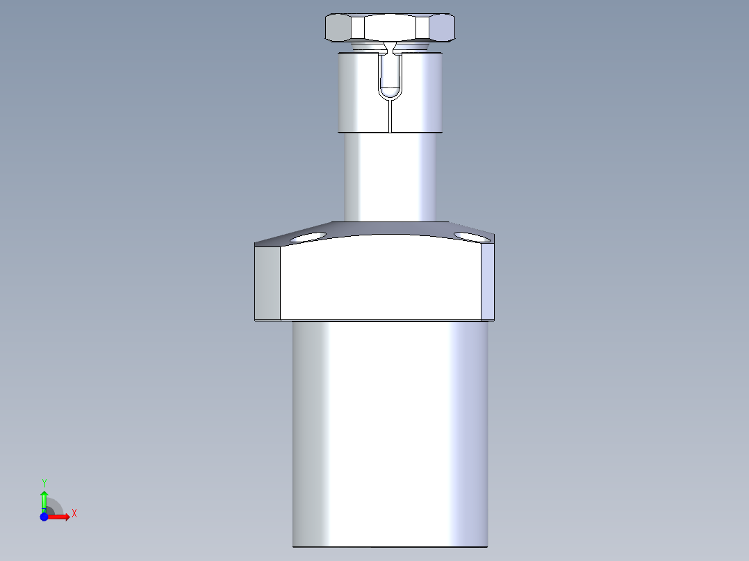 KOSMEKLHA0750-SR-Q20多系列多零件图纸模型前视图
