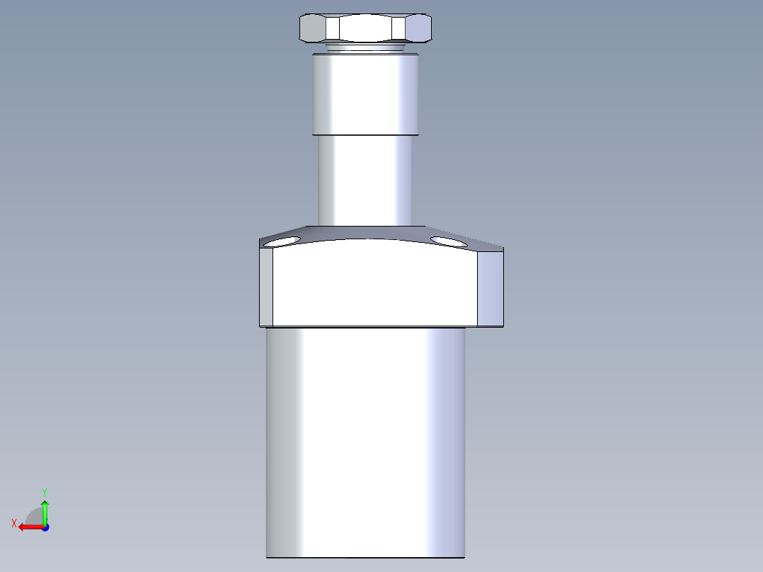 KOSMEKLHA0750-SR-Q20多系列多零件图纸模型后视图