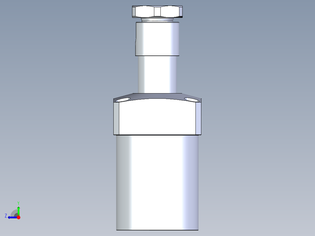 KOSMEKLHA0750-SR-Q20多系列多零件图纸模型右视图