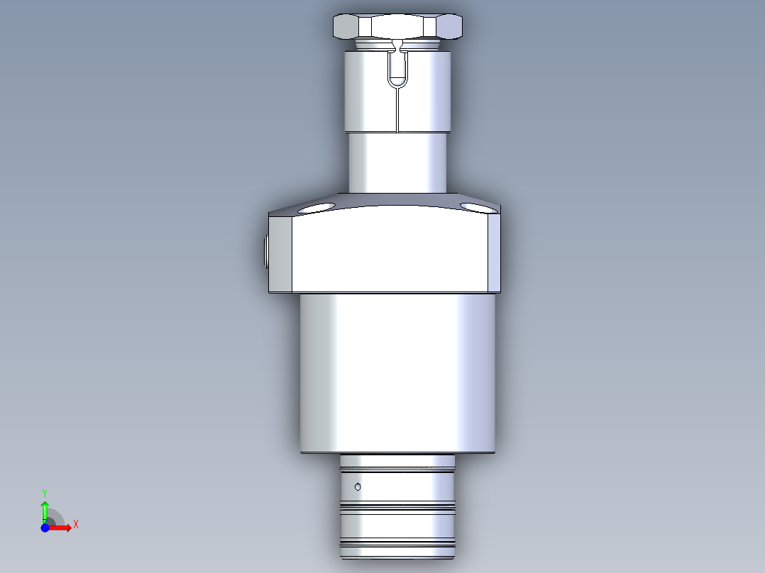 KOSMEKLHA0900-GRM多系列多零件图纸模型前视图