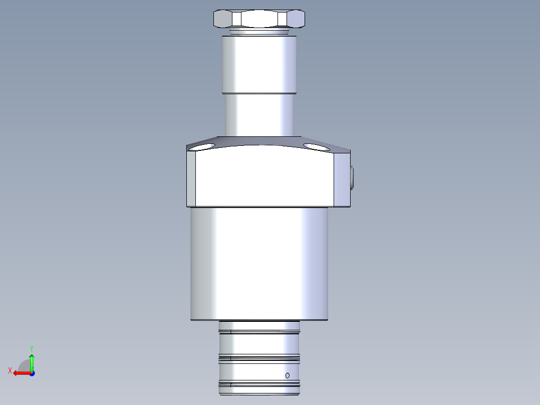 KOSMEKLHA0900-GRM多系列多零件图纸模型后视图