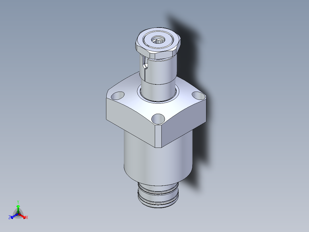 KOSMEKLHA0900-GRM多系列多零件图纸模型正等轴测图