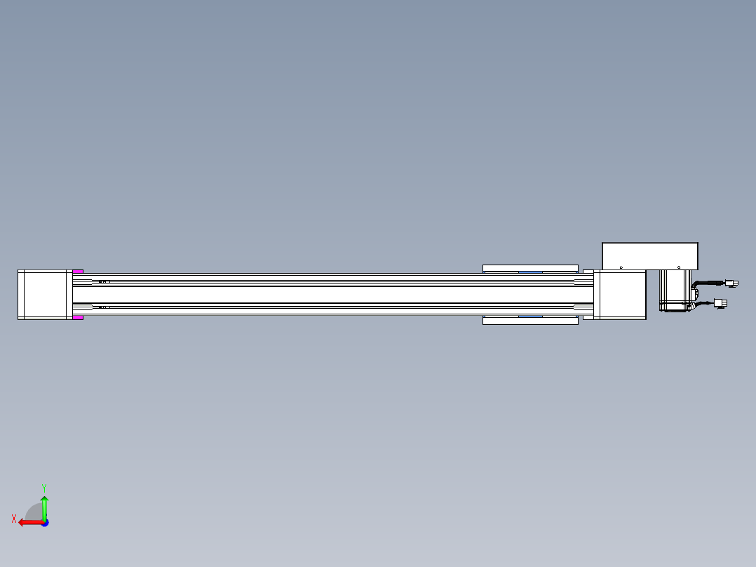 威洛博LB.GB同步带传动--欧规系列GB8-L96-S750-BR-P40后视图