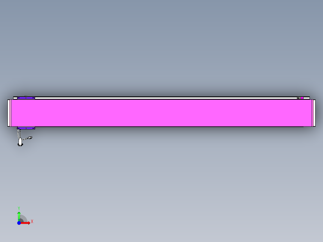 威洛博VL系列3d模型模组VL17E1Y-S1700前视图