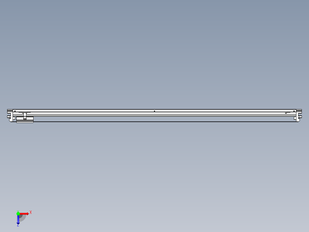 威洛博VL系列3d模型模组VL17E1Y-S1700俯视图