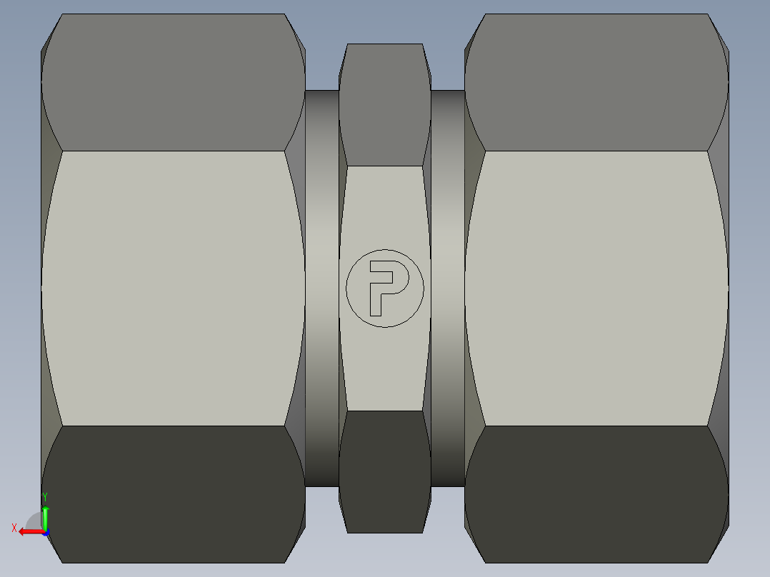 卡套式工业通用硬管接头EO Union G22L71后视图