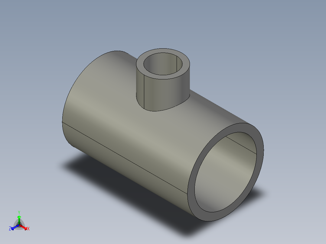 船舶管路系统SeaCor_Molded_ReducingTee_SxSxS_37J101209_1.5in x 0.5in