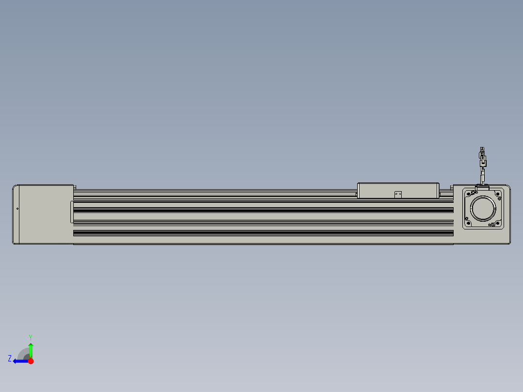 威洛博直线电机模组EB10-L224-S600-R-ZP75-MS3-5K右视图