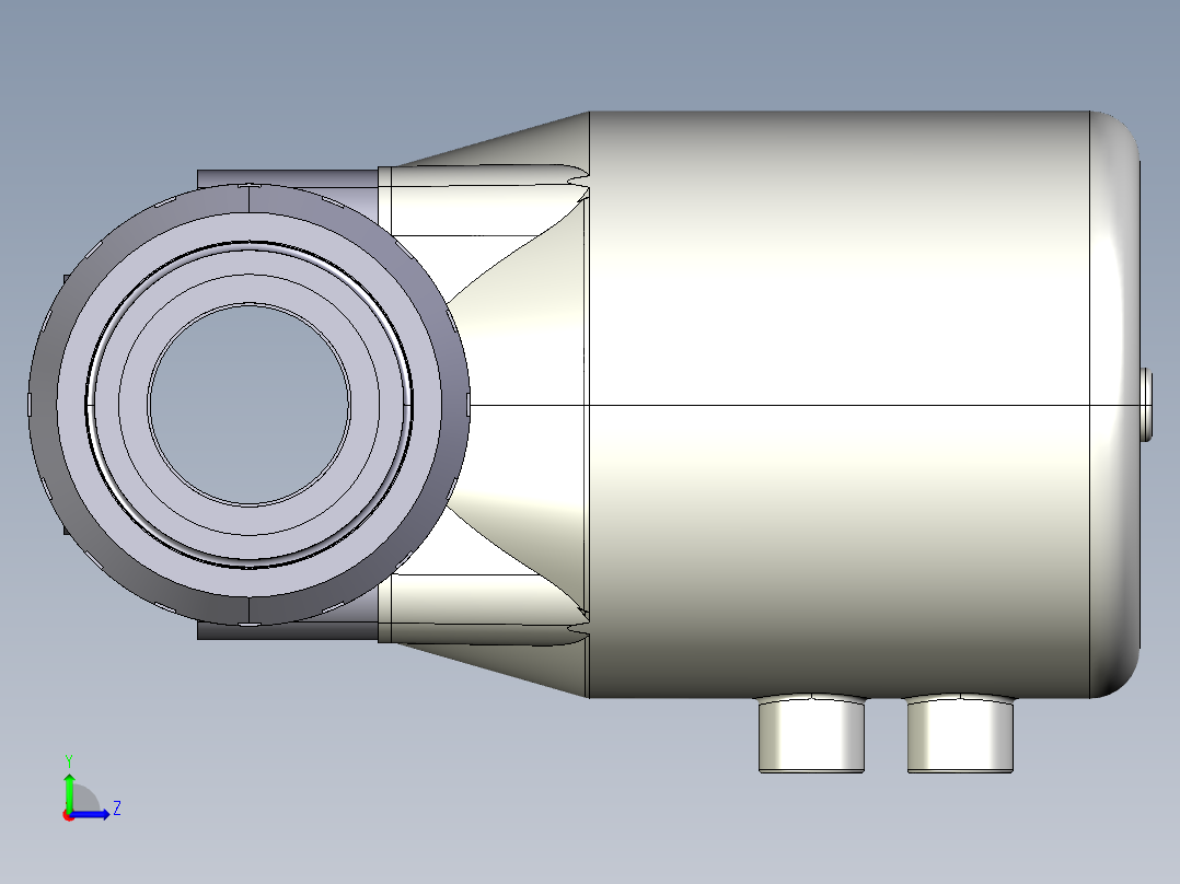 15DKPULVCP DA 气动隔膜阀双作用与溶剂焊接女性联盟结束，BS PVC-U系列左视图