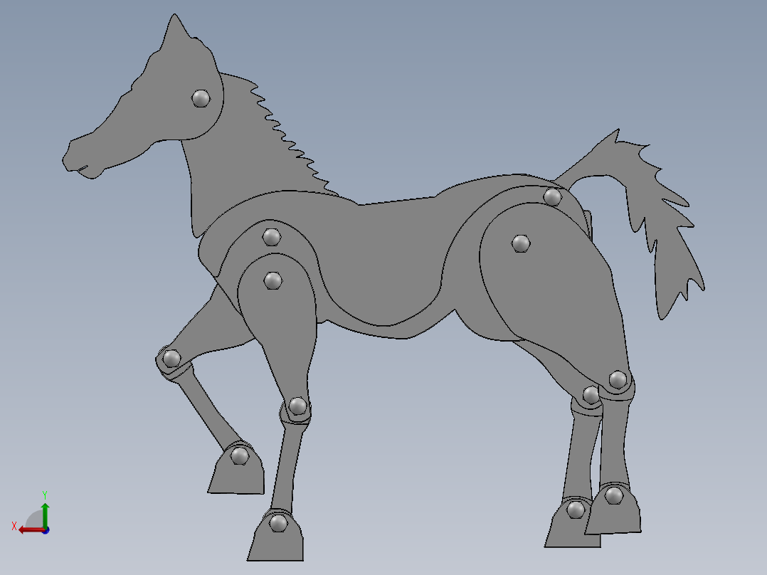激光下料拼图马AutoCAD, Parasolid, SOLIDWORKS 2016后视图