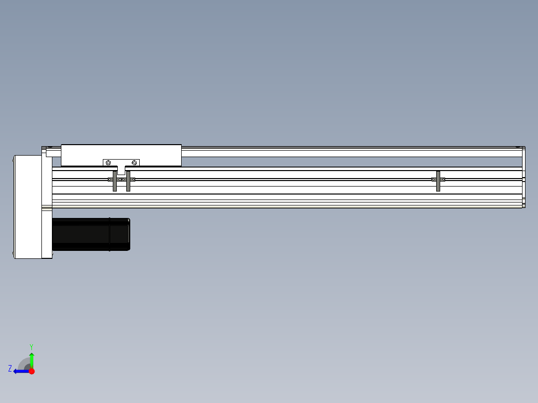Toyo东佑达直线模组-ETH22-600-BM-400W+煞車右视图