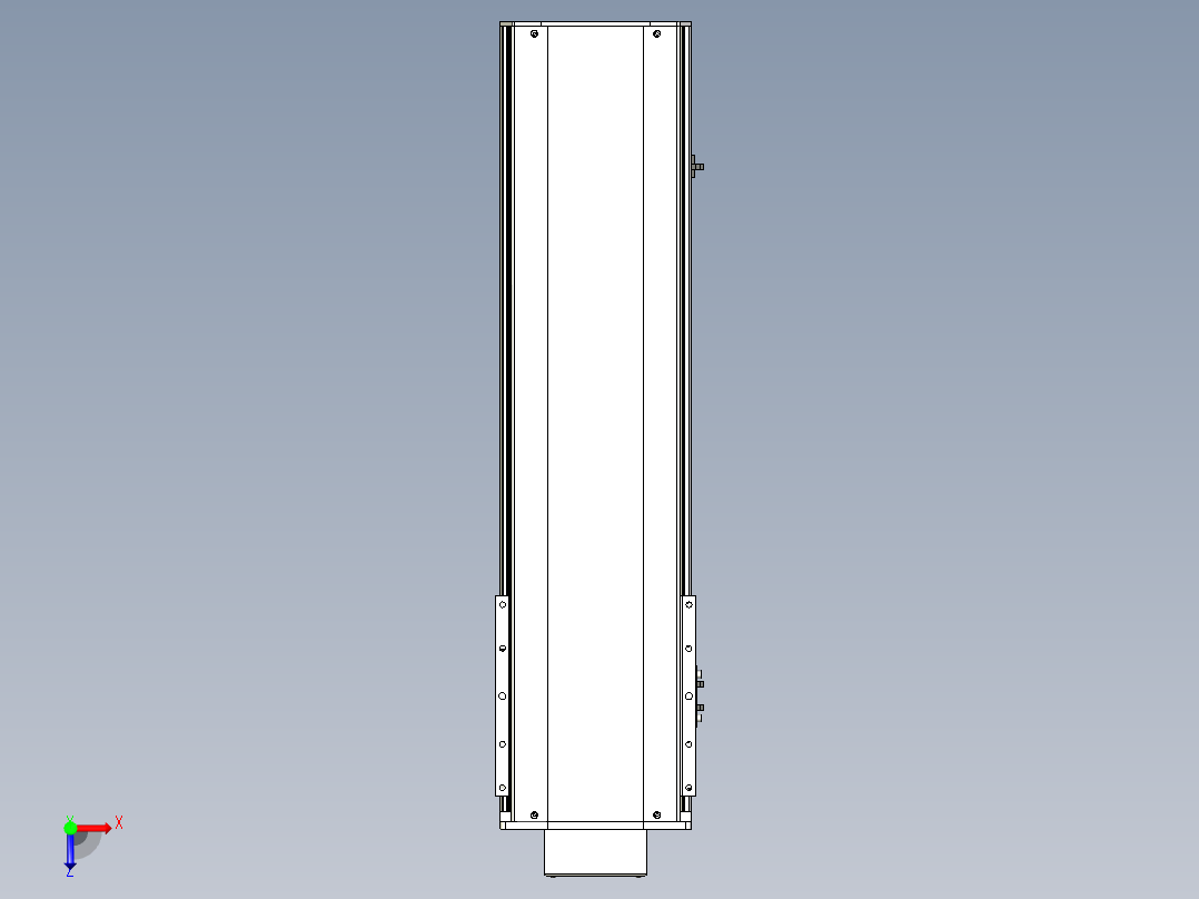 Toyo东佑达直线模组-ETH22-600-BM-400W+煞車俯视图