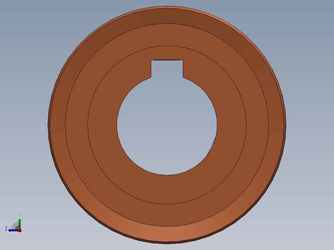 同步带轮HTPA25S5M150-A-N15右视图