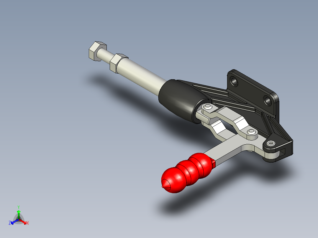 推拉式夾鉗SSP(J)-<span style='color: red'>3D</span>多系列多零件图纸模型