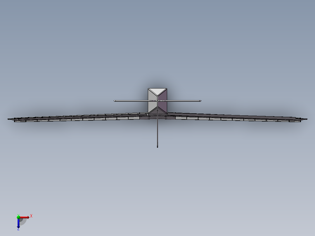 遥控飞机俯视图