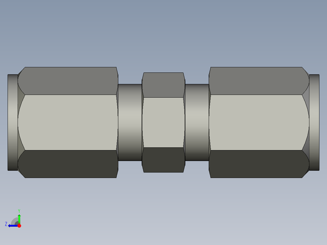 卡套式工业通用硬管接头5_hbu-s右视图