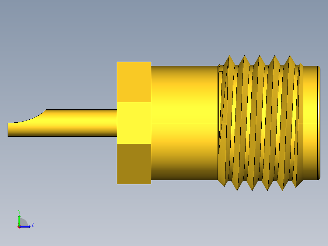 SMA接口53左视图