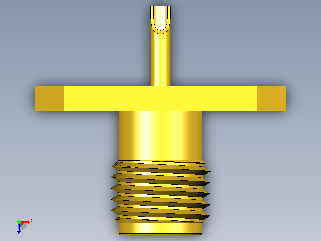 SMA接口53俯视图