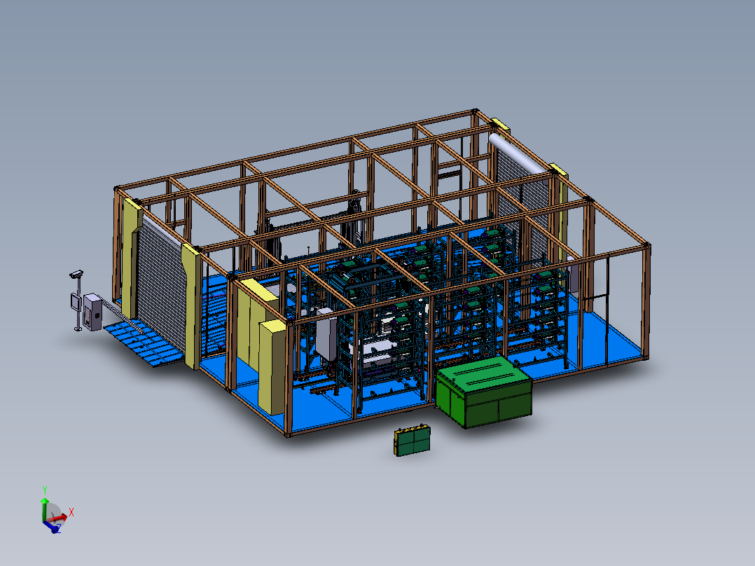新能源汽车换电站总装