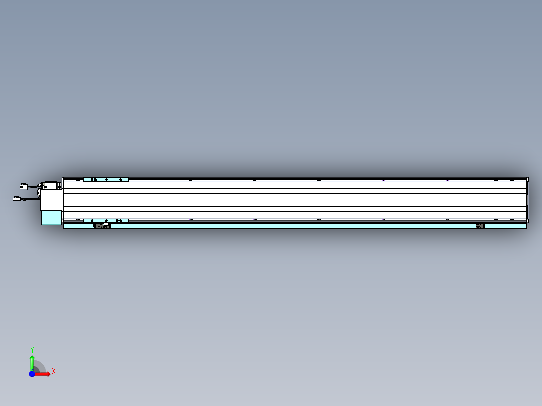 威洛博VBF同步带传动一般环境VBF14-L45-S1150-BLD-ZP40-C3前视图