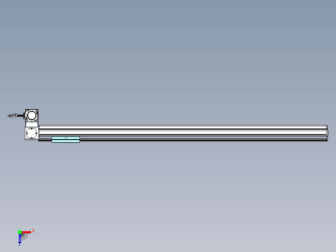 威洛博VBF同步带传动一般环境VBF14-L45-S1150-BLD-ZP40-C3俯视图