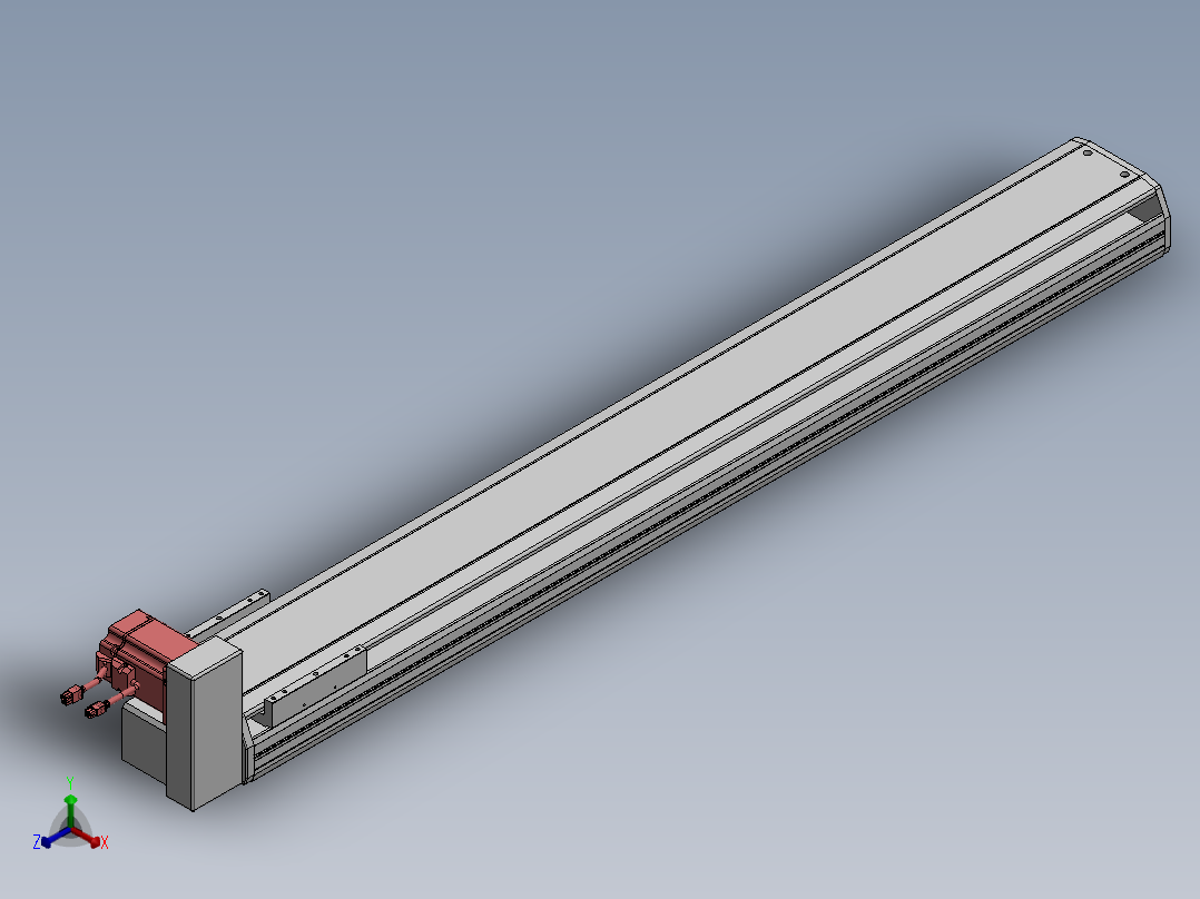 精密模组MT170-L125-1200-RU-M75-C4正等轴测图