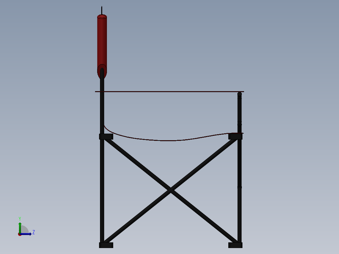 可折叠的椅子2左视图