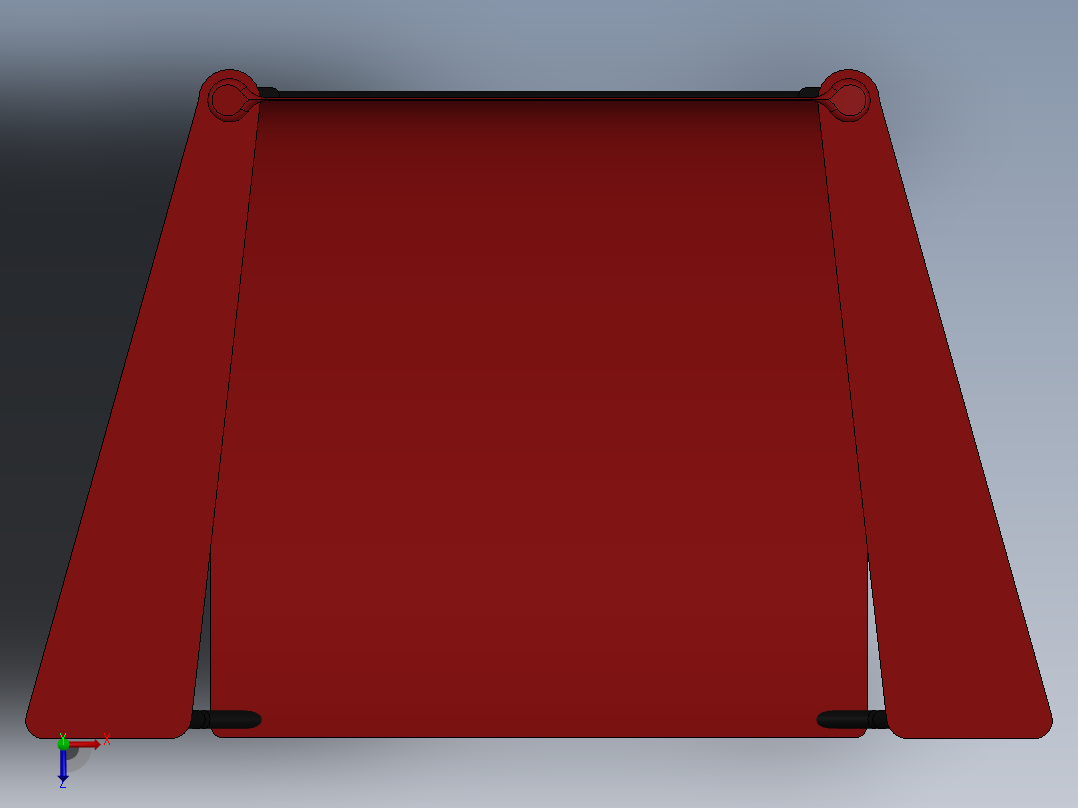 可折叠的椅子2俯视图