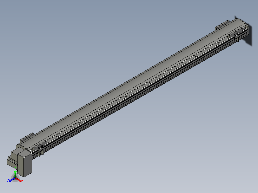 直线模组WG-LHB12-S1650-RD设计图纸
