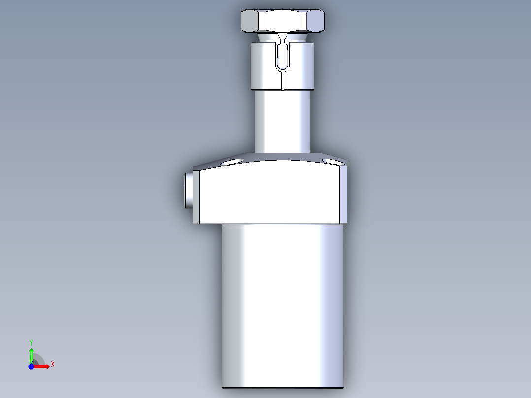 KOSMEKLHA0480-CR-Q15多系列多零件图纸模型前视图