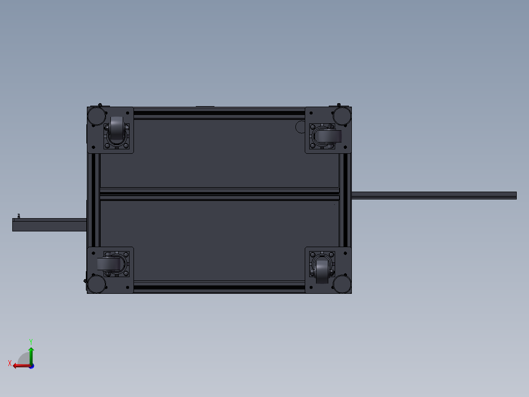 电子元器件性能检测机后视图