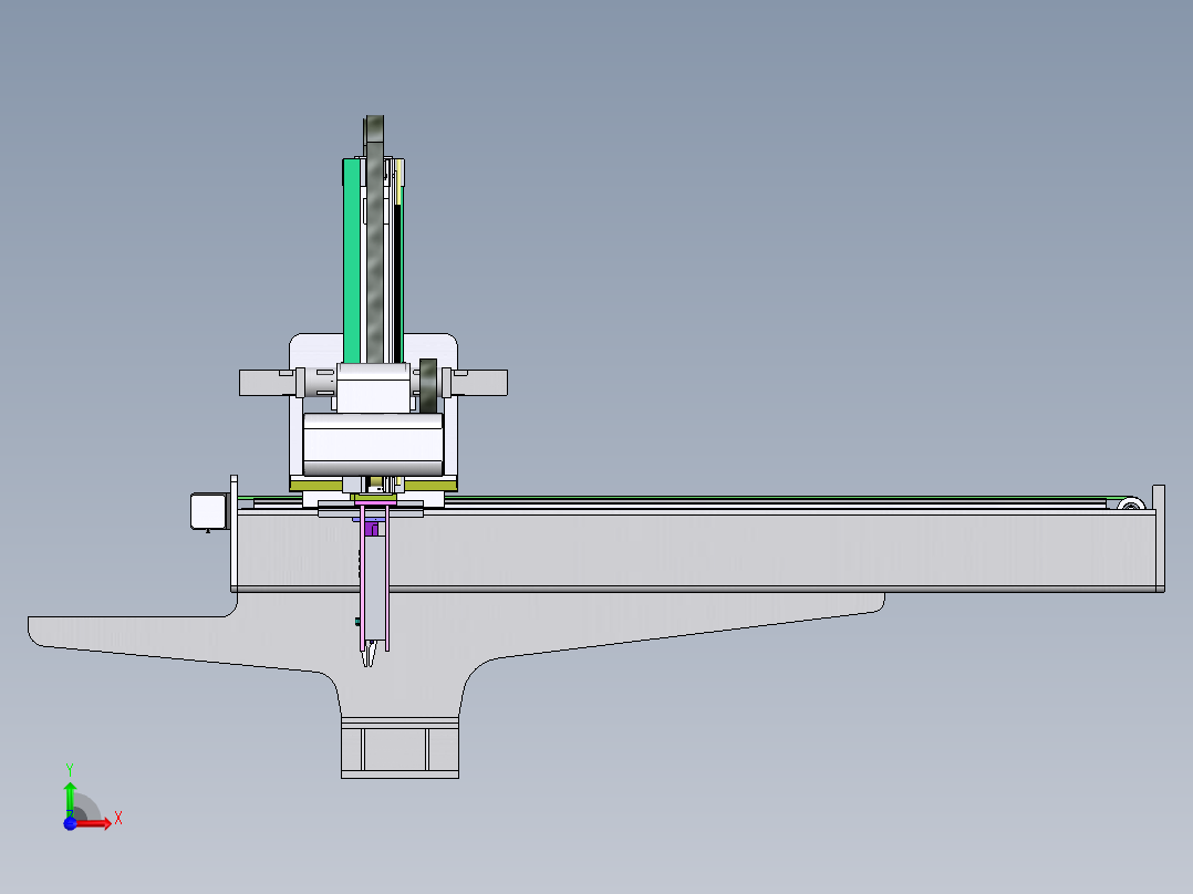 成型机械手前视图