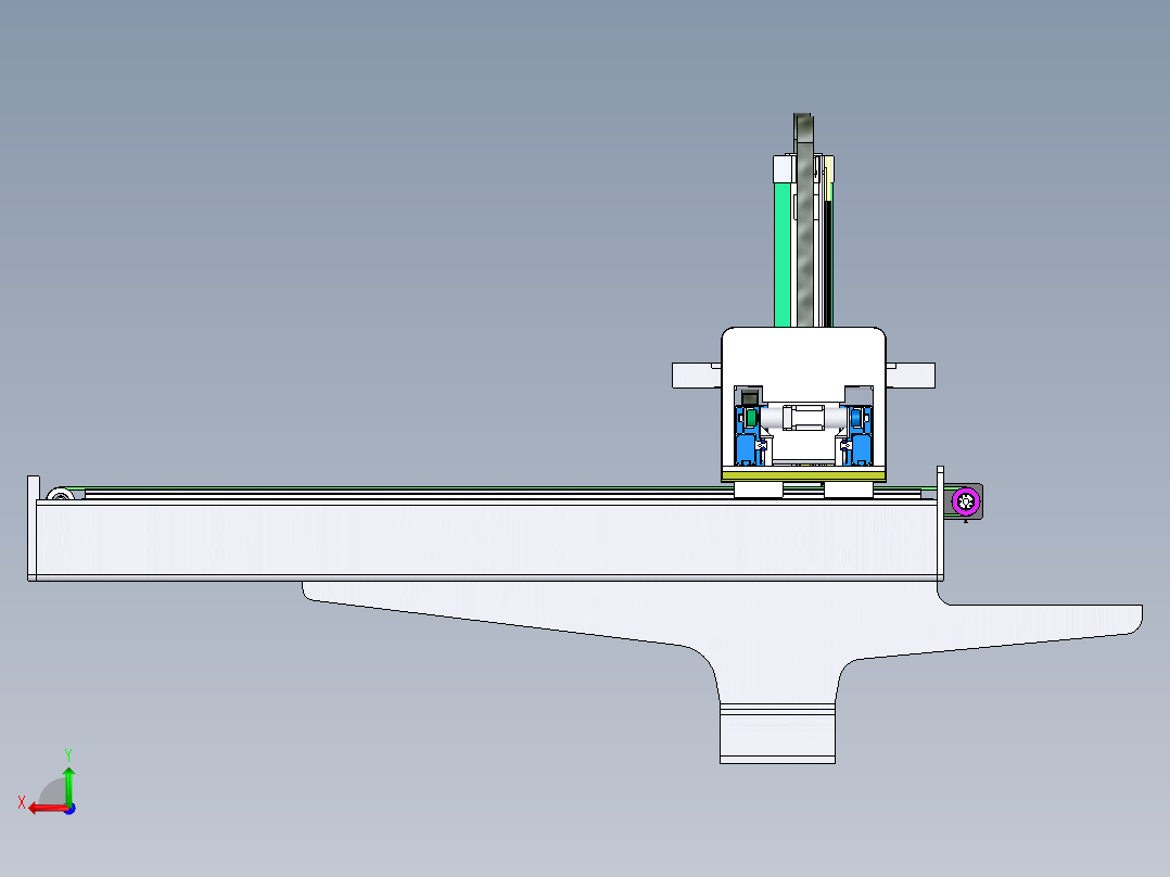 成型机械手后视图