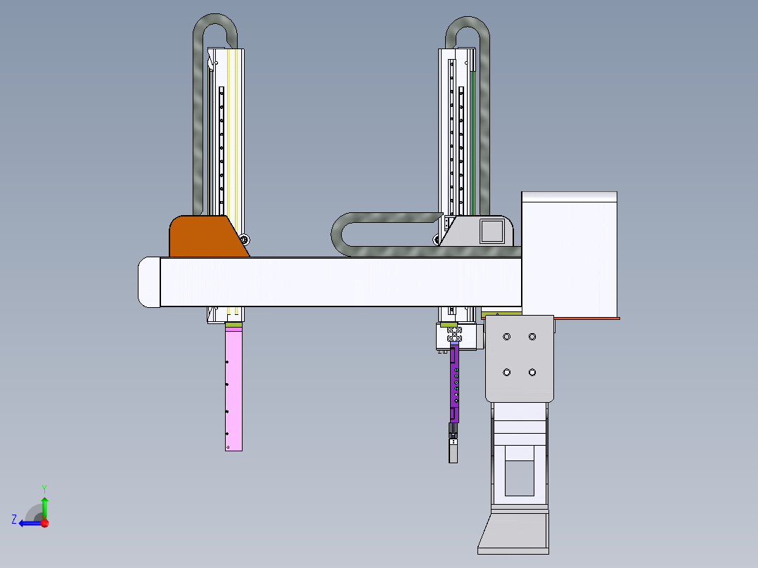 成型机械手右视图