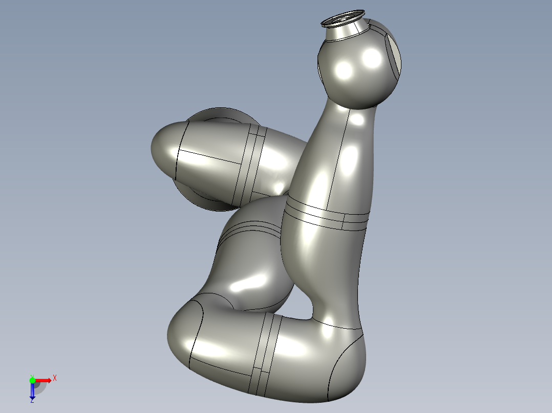 kuka lwr 4 arm俯视图