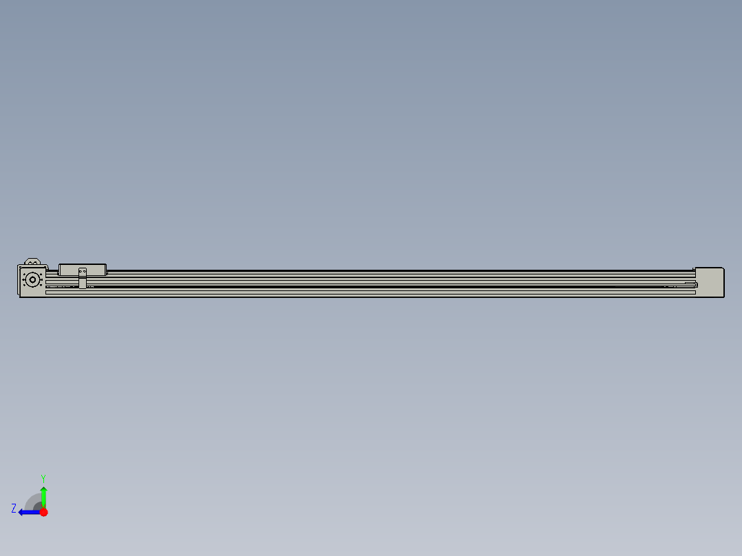 威洛博直线电机模组EB4-L80-S1100-R-57-MS3右视图
