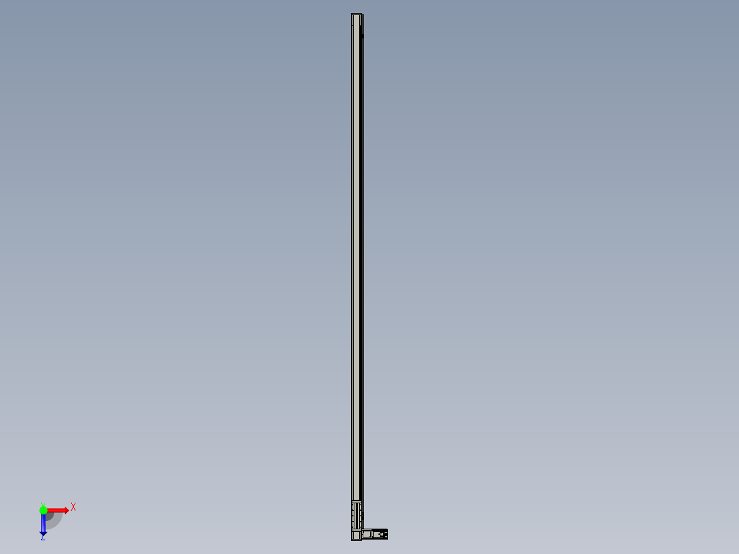 欧规系列-LB8-L150-S3800-BL-ZP75-C3俯视图