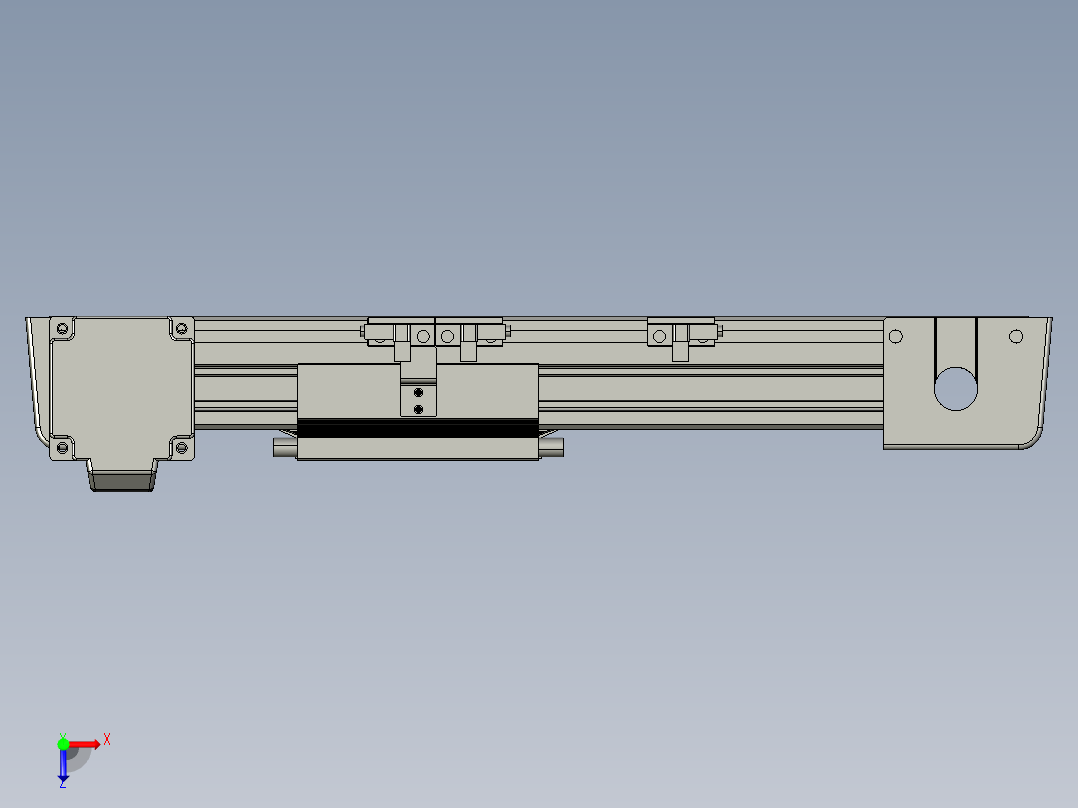 威洛博LB.GB同步带传动--欧规系列EBF5-L11-S100-BR-P20-C4俯视图