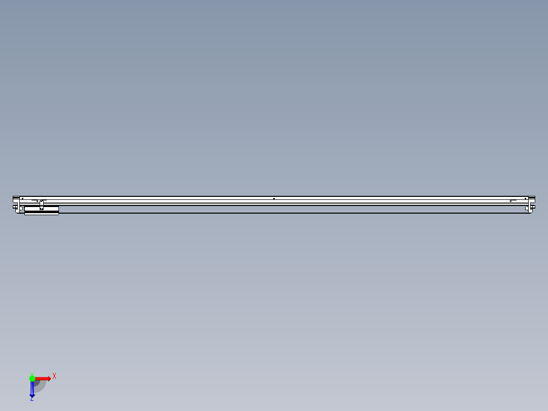 威洛博VL系列3d模型模组VL22H2Y-S2450俯视图