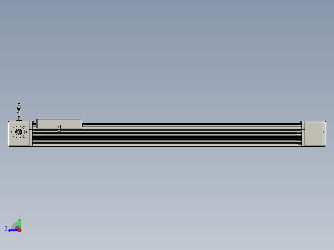 威洛博直线电机模组EB16-L208-S1000-R-ZP75-MS3-5K右视图