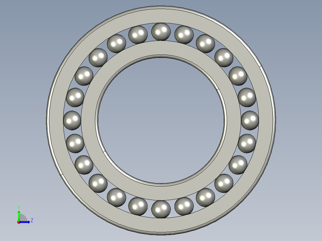 深沟球轴承6234左视图