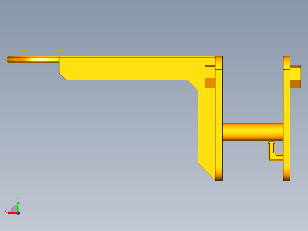 轨道机器人后视图