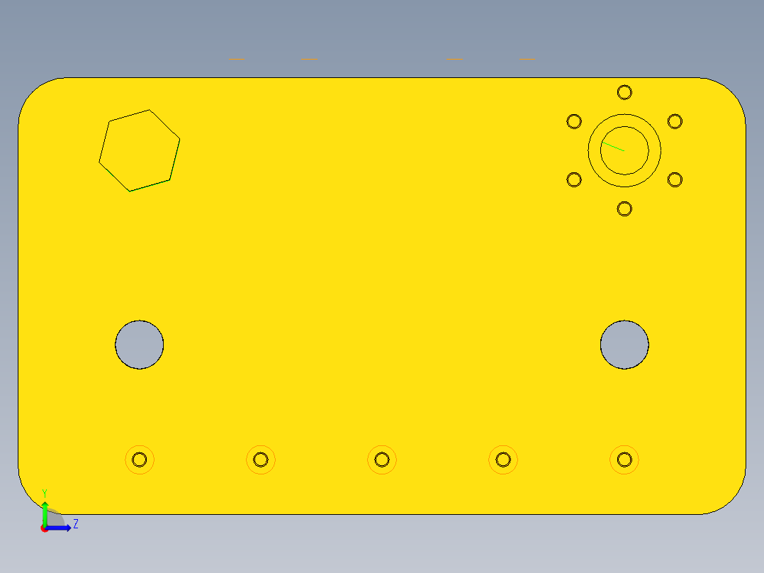 轨道机器人左视图