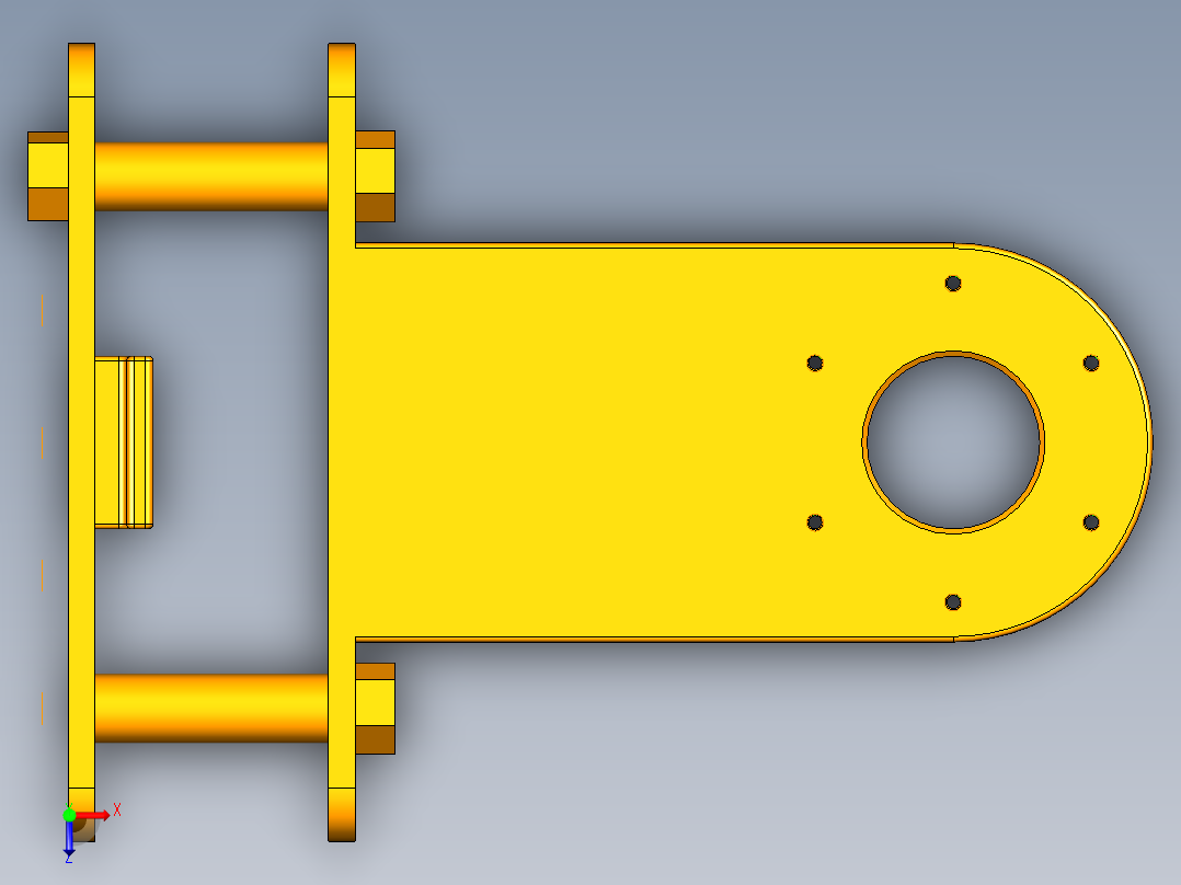 轨道机器人俯视图