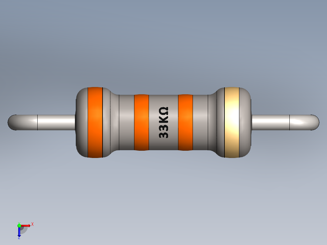 电容器 二极管 电阻器-Resistor 33K Ohm